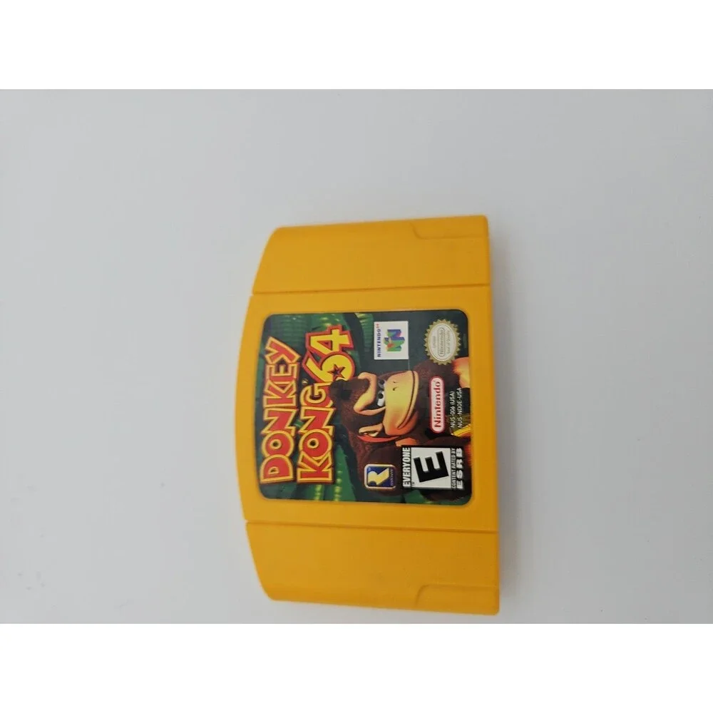 Donkey Kong 64 N64 NUS-006 (Nintendo 64, 1997) Game Cartridge and Manual TESTED